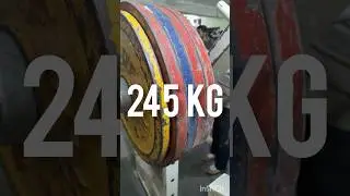 245 kg half squat by 15 year old.#shorts#viral#trending#gym#sports#motivation#strong#powerlifting