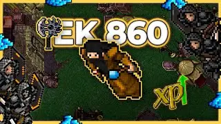 EK 860 Hunt Solo Lion Bastion 4.4kk/h (225%) - Tibia Hunt #tibia #tibiahunt #hunts