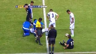 YELLOW CARD United States, Brooks LENNON No. 17 | @ussoccer @Fesfut_SV #CU20CRC