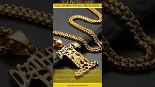Mens Amulet Gold Plated Hip-hop Style Lion Necklace Pendant Fashion Jewelry