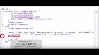 Scanning and testing native SAP HANA applications - SQLScript and XSJS JavaScript Code