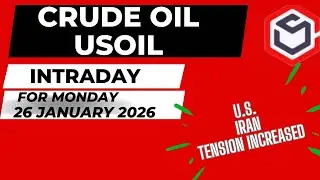 Crude Oil Prediction for Today Monday 26 January with TARGET USOIL Trading  Crude Oil Trading