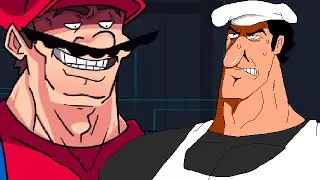 THE BATTLE BETWEEN PEPPINO AND SPEEDRUNNER MARIO!!!
