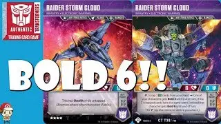 New Micromaster Gives You BOLD 6!! (Raider Storm Cloud) (Transformers TCG)