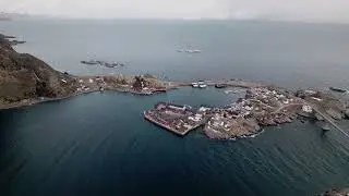 Eliassen Rorbuer Lofoten from the air