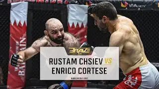 FREE MMA Fight | Rustam Chsiev vs Enrico Cortese | BRAVE CF 52