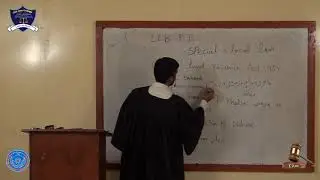 Special & Local Laws Lecture# 1
