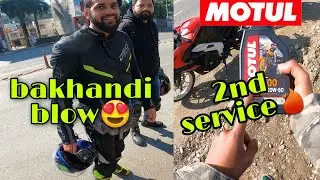 RS 200 2ND FREE SERVICE |  I MET BAKHANDI BLOW😍