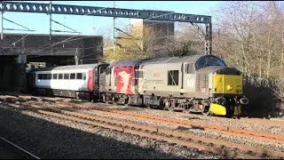 Trains at Tamworth 14/12/24 (inc. 37510)