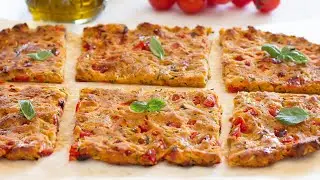 PIZZA SARDA CON ZUCCHINE facile e veloce!