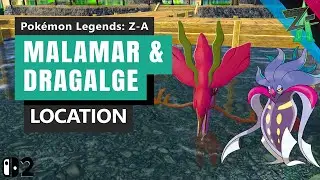 Как получить Маламара и Драгалге в Pokemon Legends Z-A