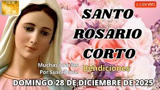 Santo Rosario Corto de Hoy Domingo 28 de Diciembre 2025 ❤️Gloriosos #shorts #dios #viralvideo #video