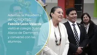 Presidenta del CONCYTEC visita exposici&oacute;n del agua