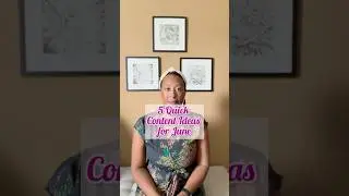 5 Quick Content Ideas for June #contentcreatortips #contentidea #contentcreationideas #contenthacks