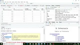 Statistique descriptive avec le logiciel R studio : partie1