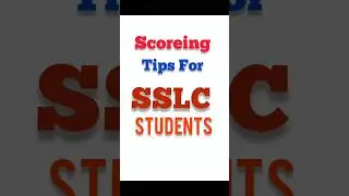 Scoring tips for sslc students|2025😁#education #sslc #viral #trending #state