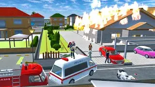 Rina's Home Burned Down | Emotional Rescue Story | Sakura school Simulator #sakuraschoolsimulator