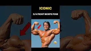 Arnold&rsquo;s Legendary 3/4 Front Biceps Pose 👑