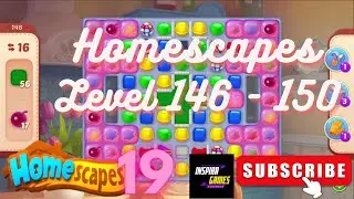 Homescapes #19 | Level 146 - 150 | Puzzle Games | Android Games #InspiraGames @InspiraGames