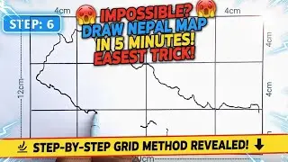 How to draw map of nepal | useful for student | Newman arts