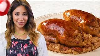 حمام محشي😋😋 اكلة الملوك زي مابيقولوا على طريقة فاطمة زكريا