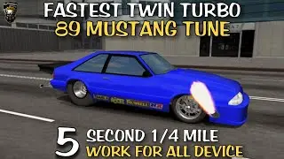 Fastest 89 Ford Mustang in No Limit Drag Racing 2 | 5 Second Tune