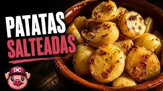 Papas o Patatas Salteadas al Ajillo 🥔 &iexcl;Receta con Patata de Bote!