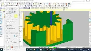 spur gear make in mastercam
