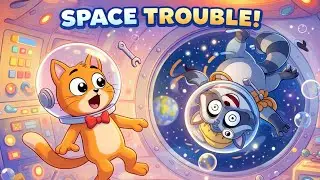 Funny Kids Cartoon | Space Station Trouble | Bongo & Milo