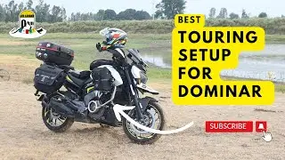 Best Touring Setup for Long rides || DOMINAR 400 || EXPLORING CITY
