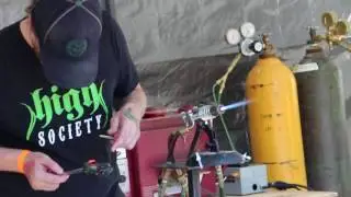 BoroMojo Glass blowing at High Society Longmont