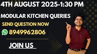Modular Kitchen Space Planning Session- Layout Check -Week-9