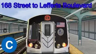 OpenBVE: MTA NYCT (C) Train to Lefferts Boulevard | R179 (FULL ROUTE)