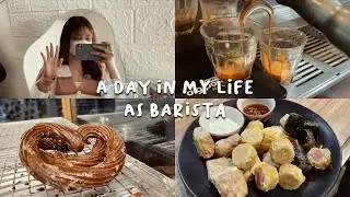a day in my life : as barista☕️ first vlog - indonesia