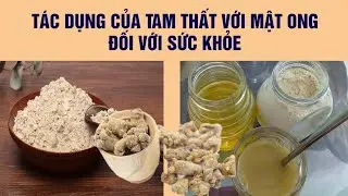 TÁC DỤNG CỦA TAM THẤT VỚI MẬT ONG ĐỐI VỚI SỨC KHỎE