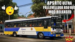 🔰😉Выпущен мод APSRTC ULTRA PALLEVELLUGU BS6 BUS ДЛЯ BUSSID || APSRTC BUS BS6 МОД ДЛЯ BUSSID 🔥🔥