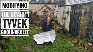 Tarptent Scarp 1 Tyvek groundsheet modification
