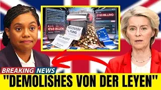Kemi Badenoch SAVAGES von der Leyen over EU budget fraud at European Parliament