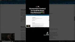 Government Contract for Small Business on Sam.gov: Tree Removal Services
