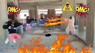 القلم السحري 🪄🎩 ظهور الغوريلا 🦍🔥 (الجزء الخامس)/ حكايات همسة وهنا
