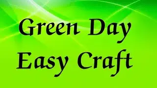 Green Day Craft Idea 💡 | Environment Day Craft | Greenday activity craft