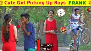 Cute Girl Picking Up Boys Prank😍 | Funny Prank | Just For Sirippu
