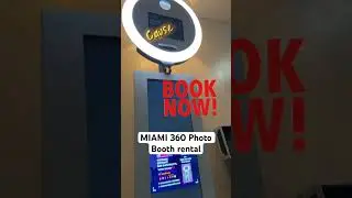our 360 Photo Booth and DSLR Selfie Photo Booth! #photobooths #eventplanner #birthday #babyshower