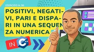 C++: analisi di una sequenza di numeri - esercizio svolto n. 58