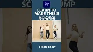 Music Video Screen Pump Effect in Adobe Premiere Pro  #premiereprotutorial
