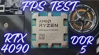 Ryzen 9 7950X 3D + RTX 4090 + Game Play + FPS Testing in 10 Games.