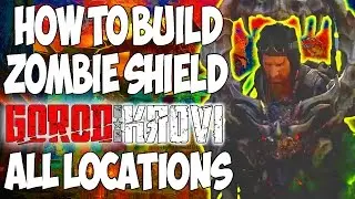 *EASY GUIDE* HOW TO BUILD ZOMBIES SHIELD IN GOROD KROVI : ALL LOCATIONS! (BLACK OPS 3 ZOMBIES DLC 3)
