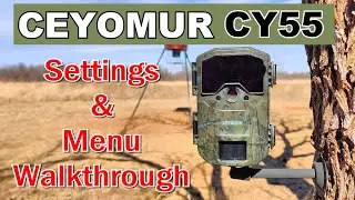 🦌 Ceyomur CY55 Trail Camera Menu and Settings Walkthrough Guide 📸