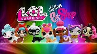 Play Doh L.O.L Surprise Pets Hairstyle Littlest Pet Shop