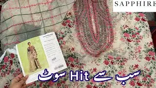Sapphire Eid Collection 2023 - Best Seller Suit Shopping Haul